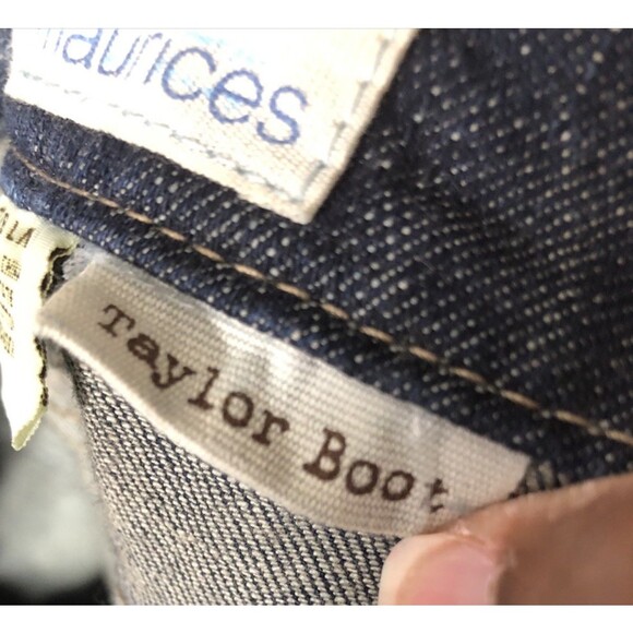 Maurice’s Denim Jeans Size 7/8 Long Taylor Boot Distressed - Picture 15 of 16